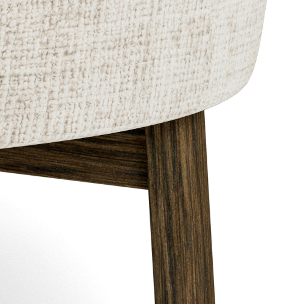 SESSEL in Chenille Braun, Beige  - Beige/Braun, MODERN, Holz/Textil (75,5/78/78cm) - Livetastic