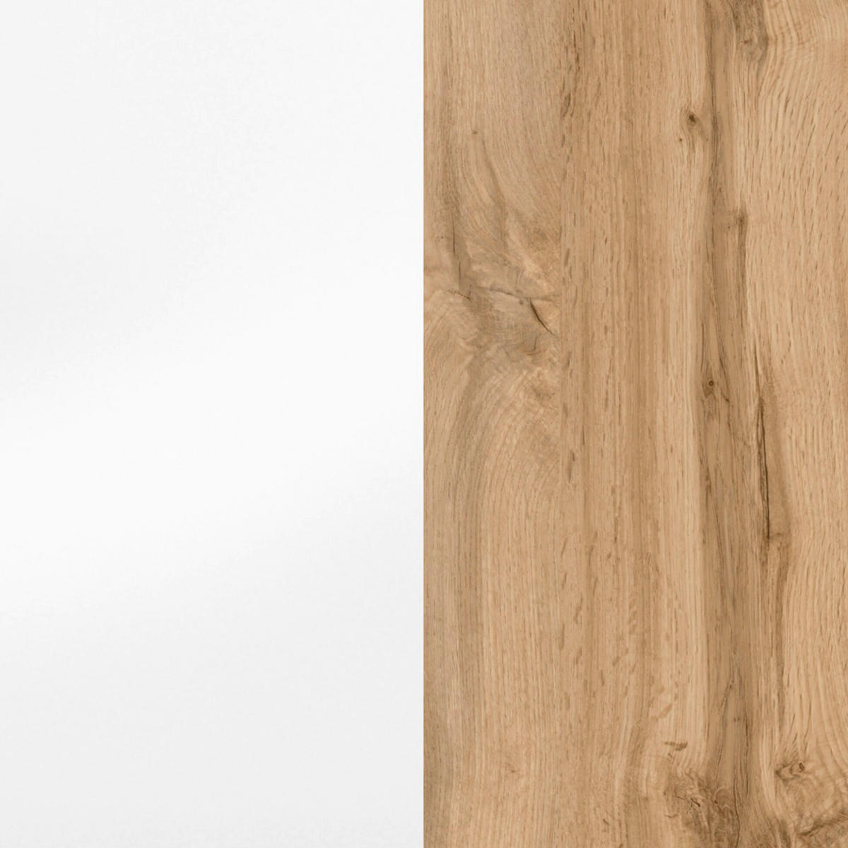 WASCHTISCHKOMBI 100 cm  - Eiche Wotan/Weiß, Design, Holzwerkstoff/Stein (100cm) - Held