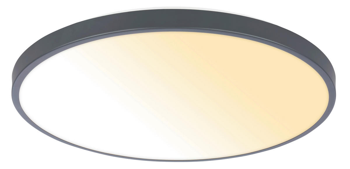 LED PLAFONJERA COMPETO  - antracit, Osnovno, metal/plastika (38/6,5cm)