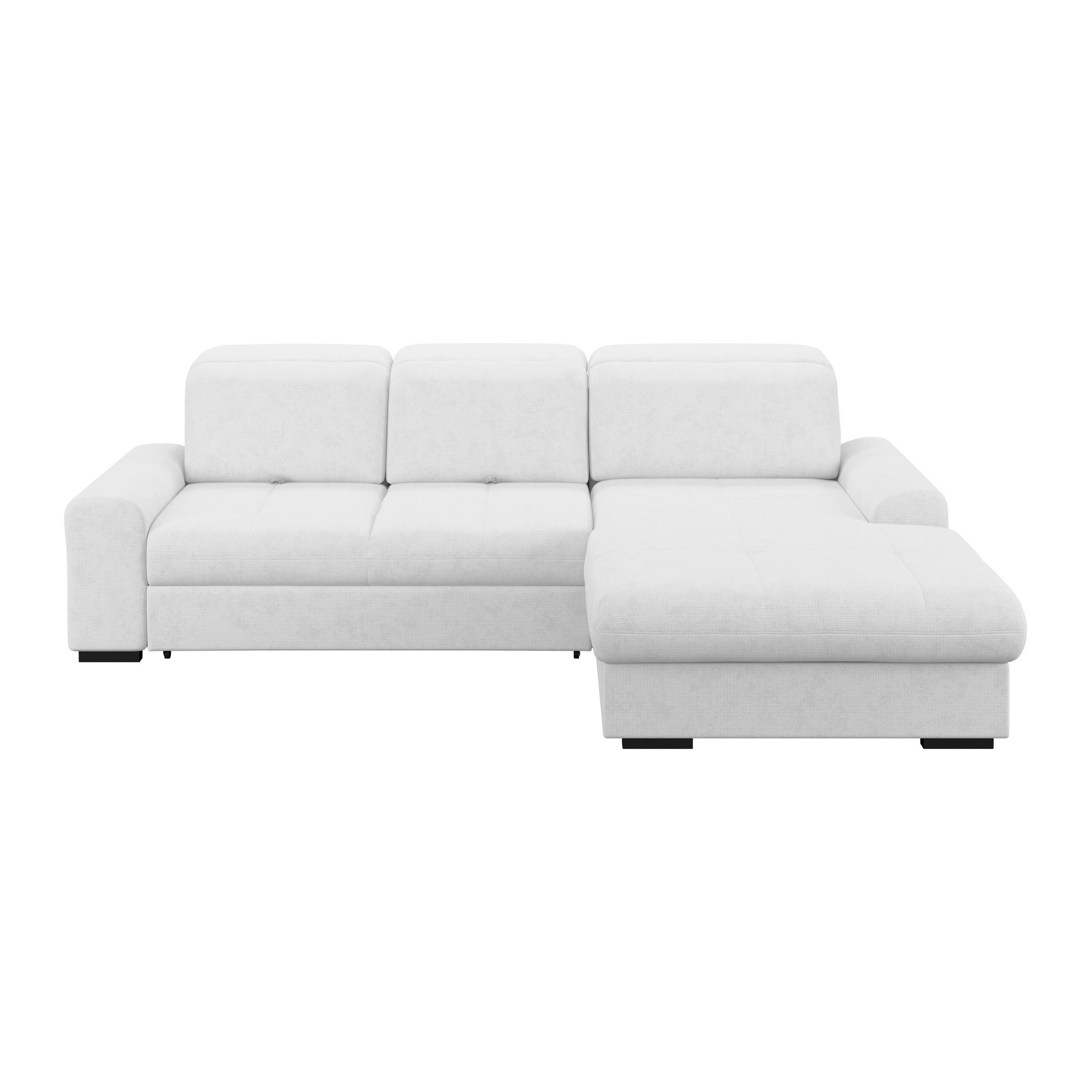 Mid.you Ecksofa Silber 286x203 cm