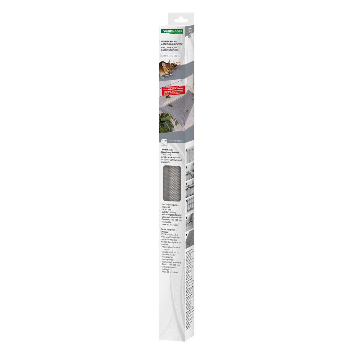 LICHTSCHACHTABDECKUNG - Basics, Metall (60/135cm)