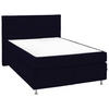 BOXSPRINGBETT 140/200 cm  in Schwarz  - Alufarben/Schwarz, Konventionell, Textil/Metall (140/200cm) - Dieter Knoll