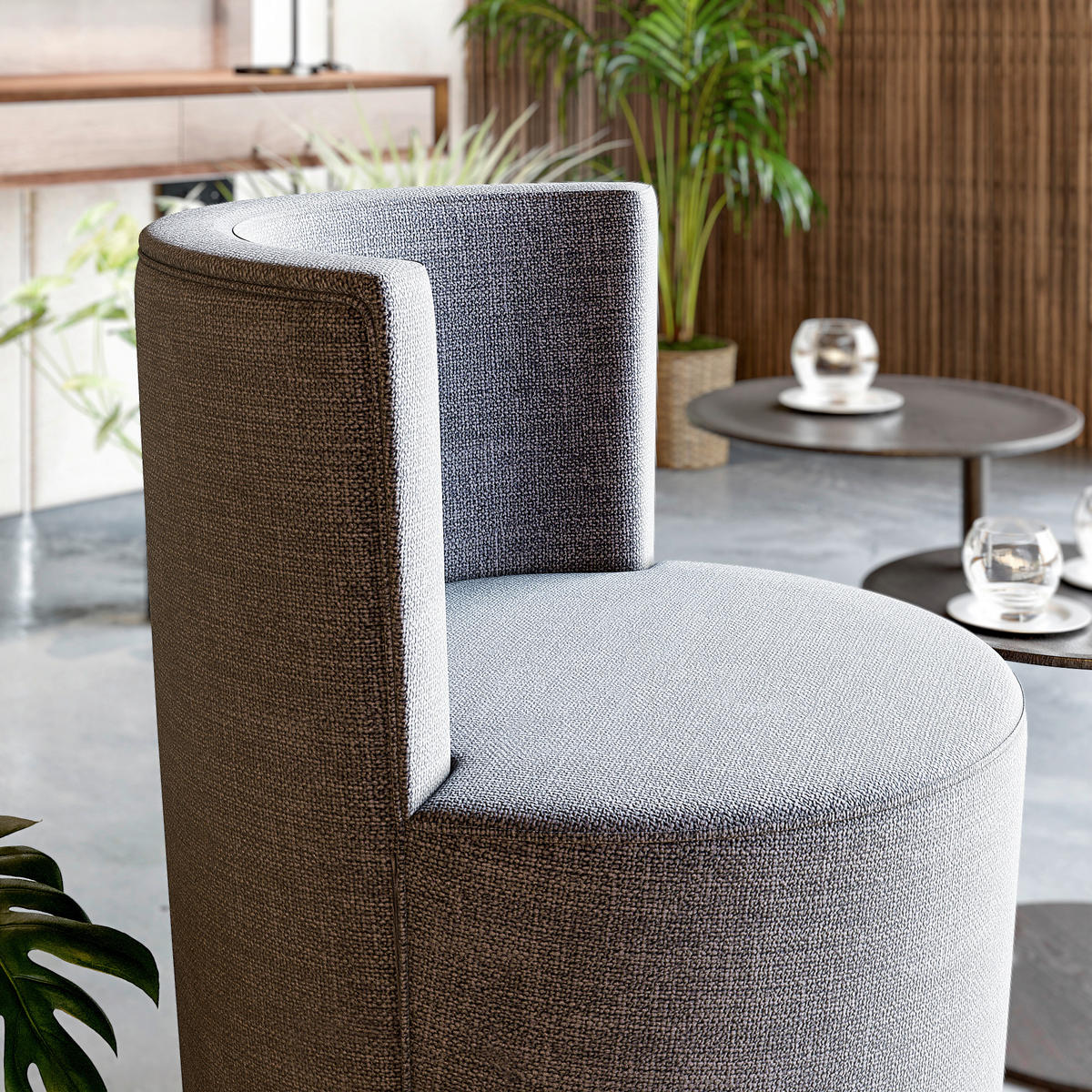 STUHL     Grau  - Grau, Design, Textil (62/75/62cm) - Livetastic