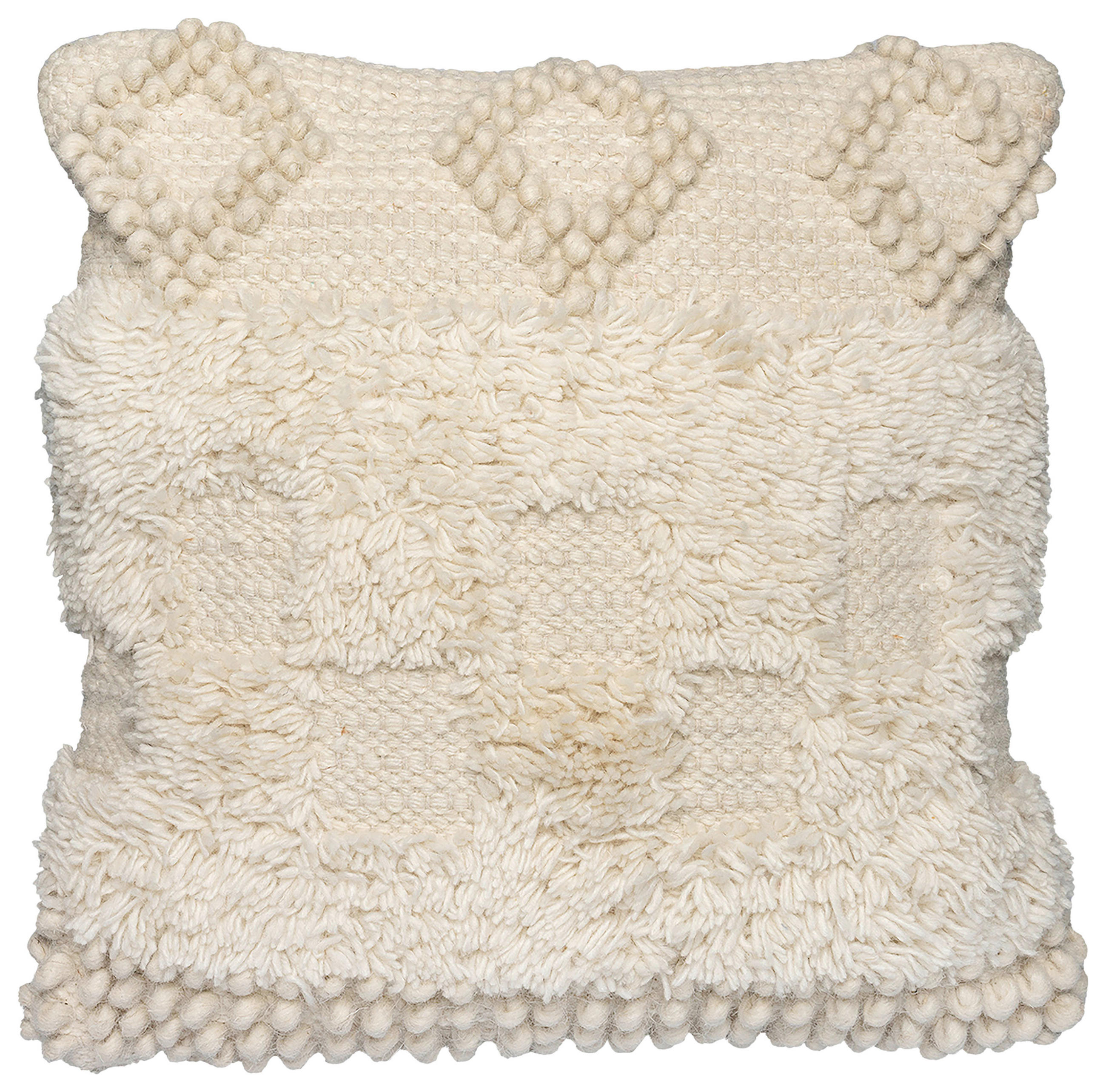 DEKORAČNÍ POLŠTÁŘ  - přírodní barvy, Konvenční, textil (45/45/15cm)