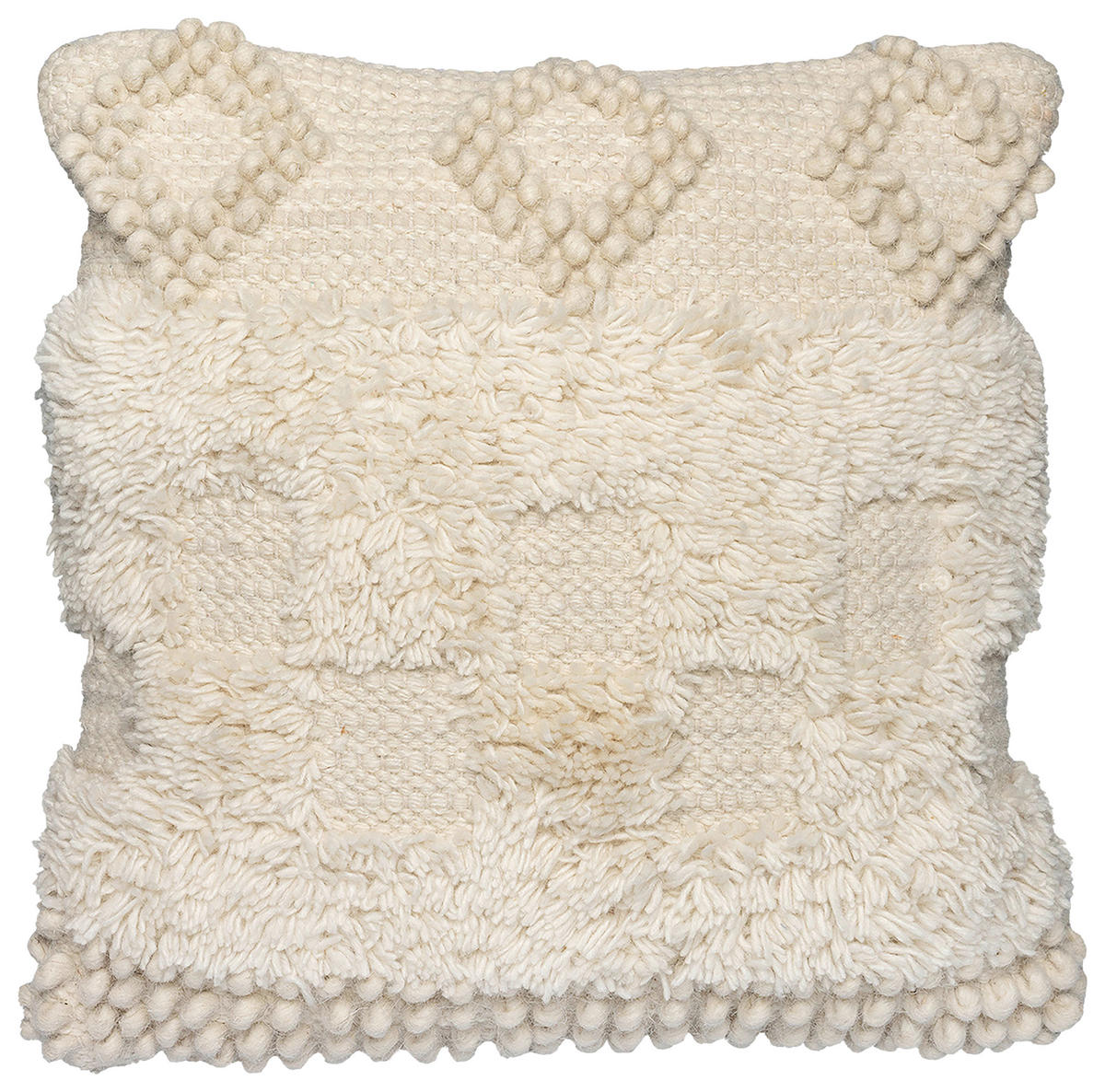 DEKORAČNÍ POLŠTÁŘ  - přírodní barvy, Konvenční, textil (45/45/15cm)