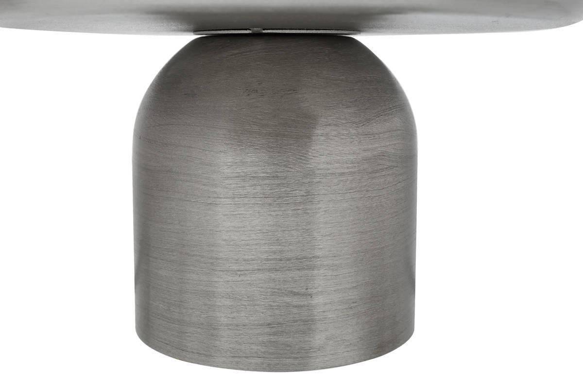 TORTENPLATTE   - Silberfarben/Dunkelblau, Trend, Metall (29/14cm) - Kayoom