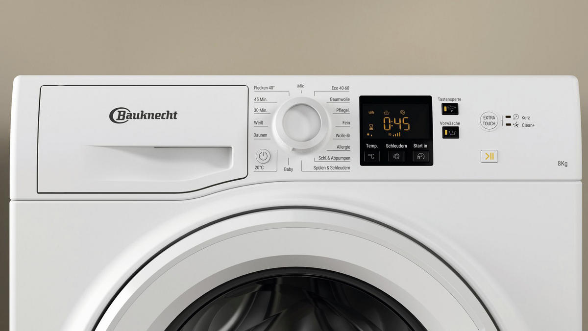 WASCHMASCHINE BPW 814 B WEISS  - Weiß, Basics (59,5/85/60,5cm) - Bauknecht