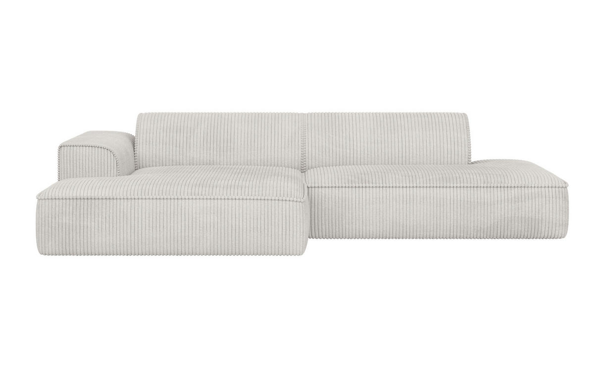 ROHOVÁ SEDAČKA, plast, textil, kompozitné drevo, béžová - čierna/béžová, Konventionell, kompozitné drevo/textil (294/165cm) - Livetastic