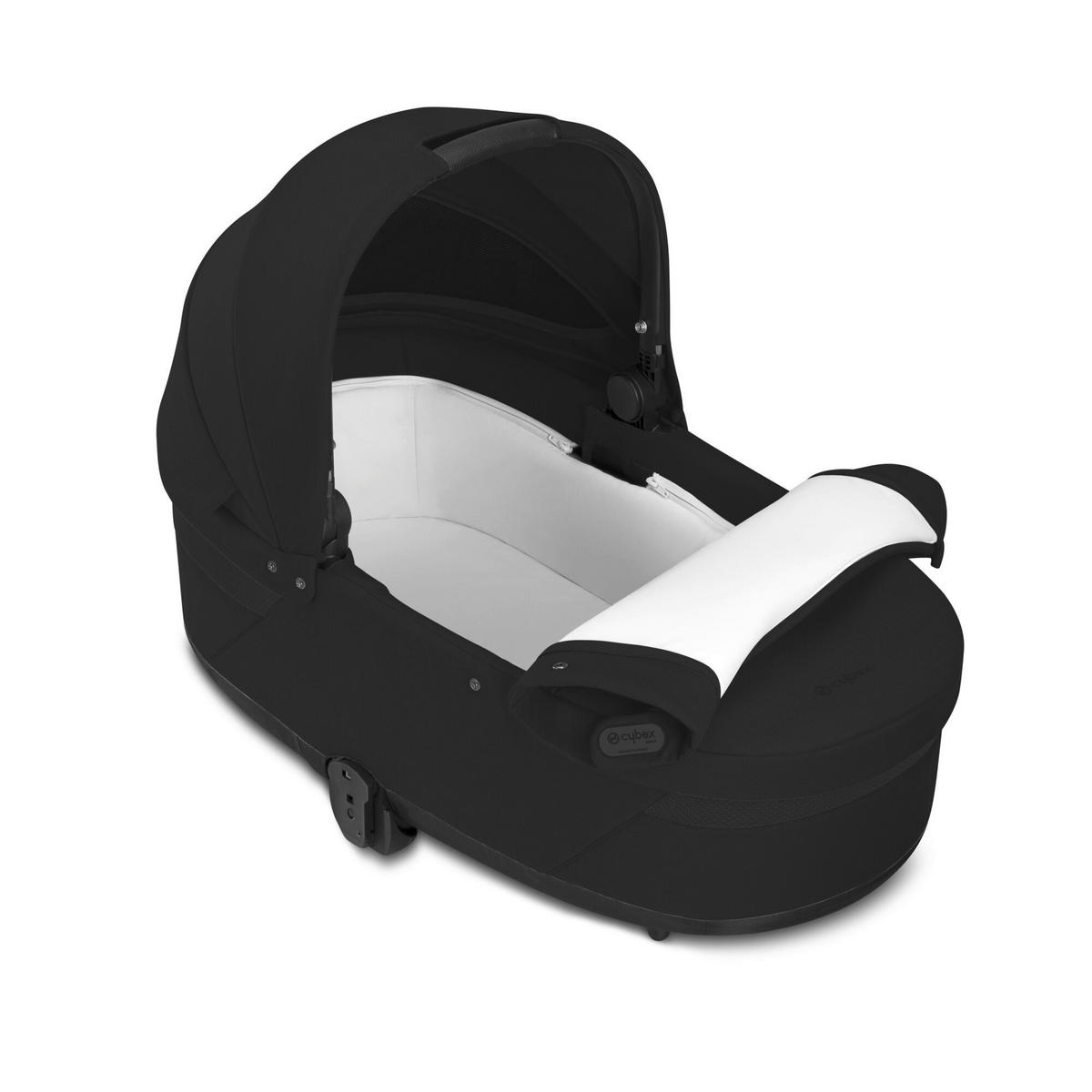 LIEGEWANNE COT S LUX  - Schwarz, Basics, Kunststoff/Textil (88,5/45/22,3cm) - Cybex