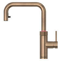 KÜCHENARMATUR Flex Square  - Messingfarben, Basics, Metall (4/33/25,6cm) - Quooker