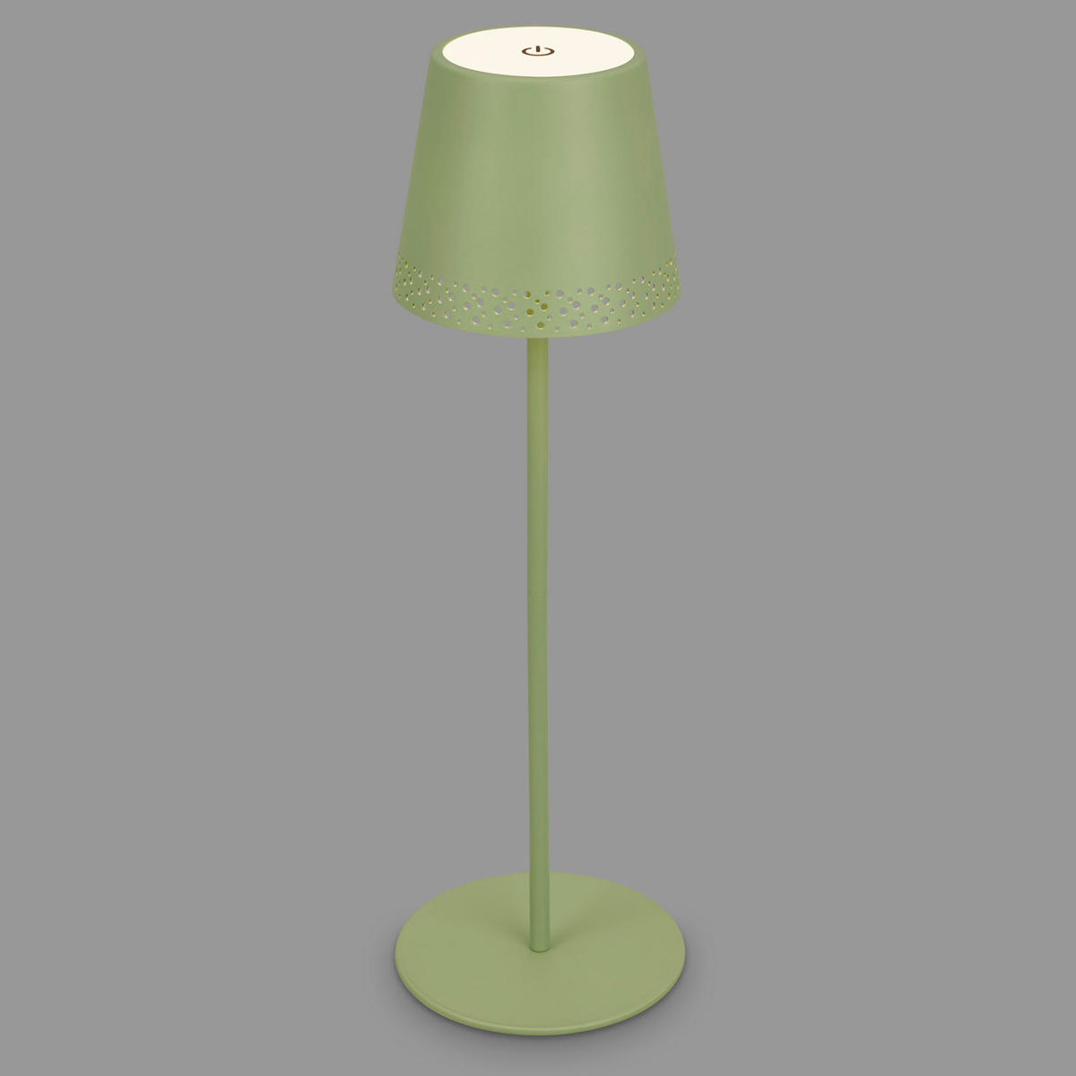 PUNJIVA STONA LAMPA - zelena, Trendi, metal (12/22-38cm)