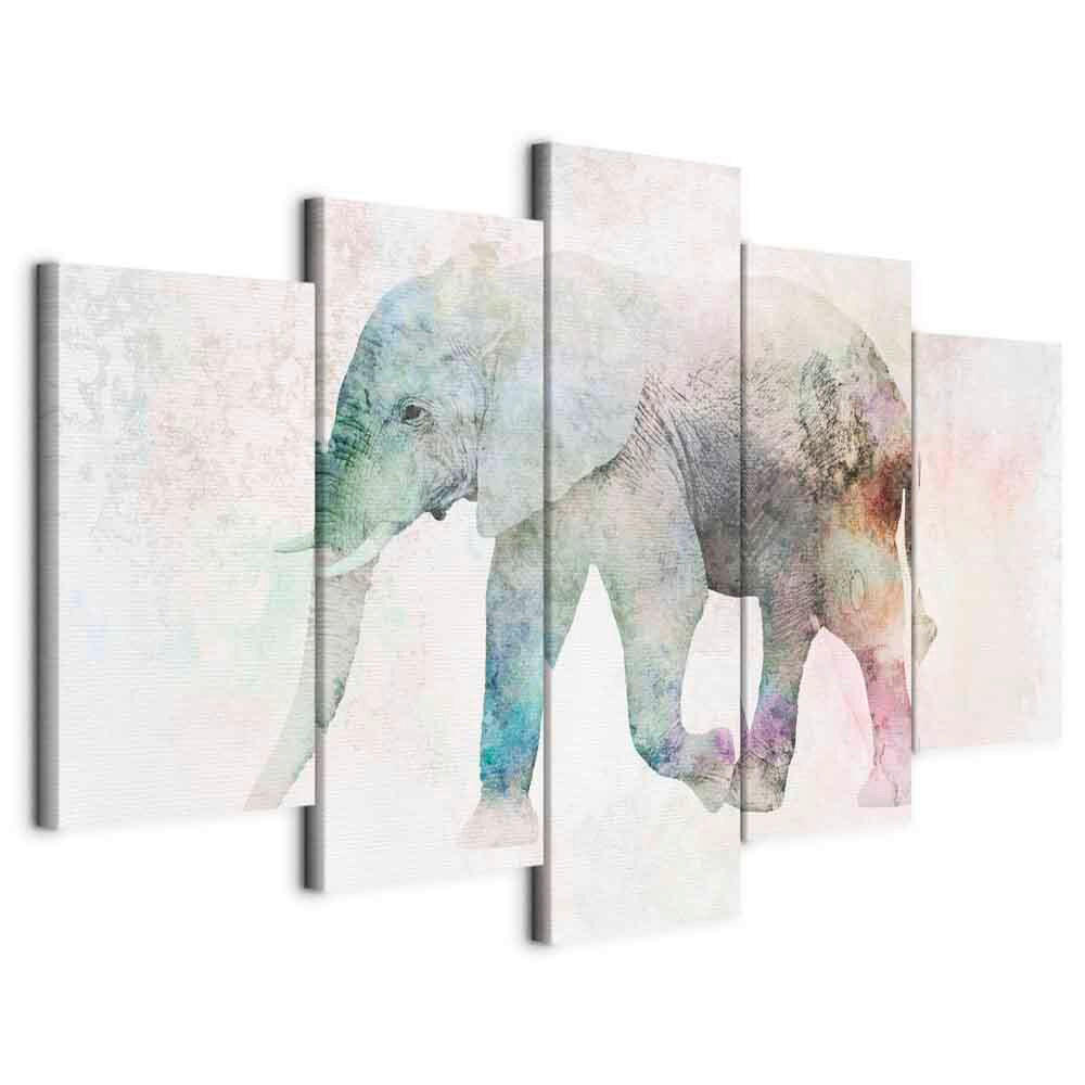 LEINWANDBILD Abstraktes, Tiere 100/50/1,2 cm  - Multicolor, Basics, Holzwerkstoff/Textil (100/50/1,2cm) - artgeist