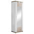 GARDEROBENSCHRANK 65/206,6/41,6 cm - Chromfarben/Eichefarben, Design, Glas/Holzwerkstoff (65/206,6/41,6cm) - Xora GARDEROBENSCHRANK 65/206,6/41,6 cm - Chromfarben/Eichefarben, Design, Glas/Holzwerkstoff (65/206,6/41,6cm) - Xora