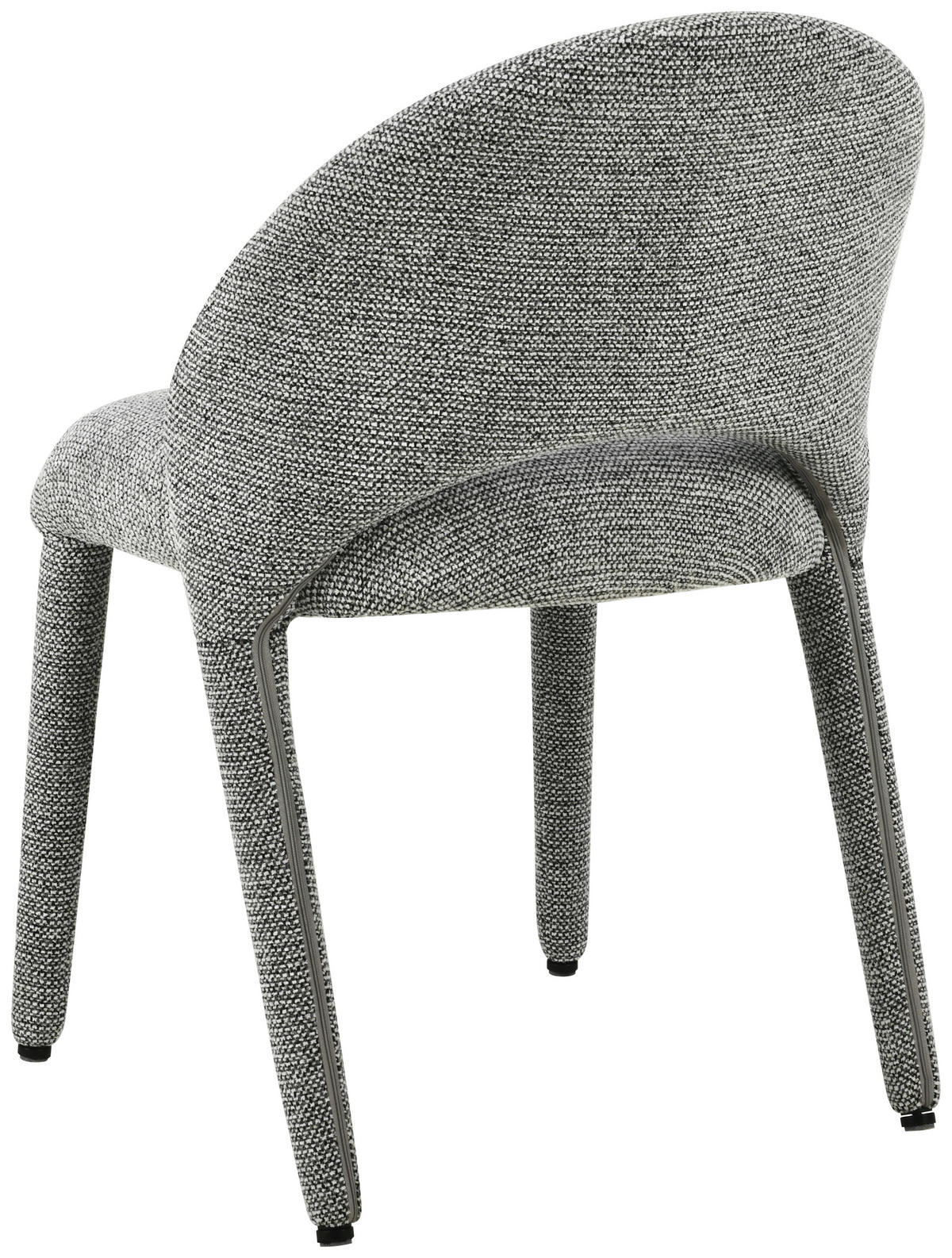 STUHL  Stoffauswahl Leinenoptik  - Beige/Grau, Design, Textil (54/81/59cm) - Ambia Home