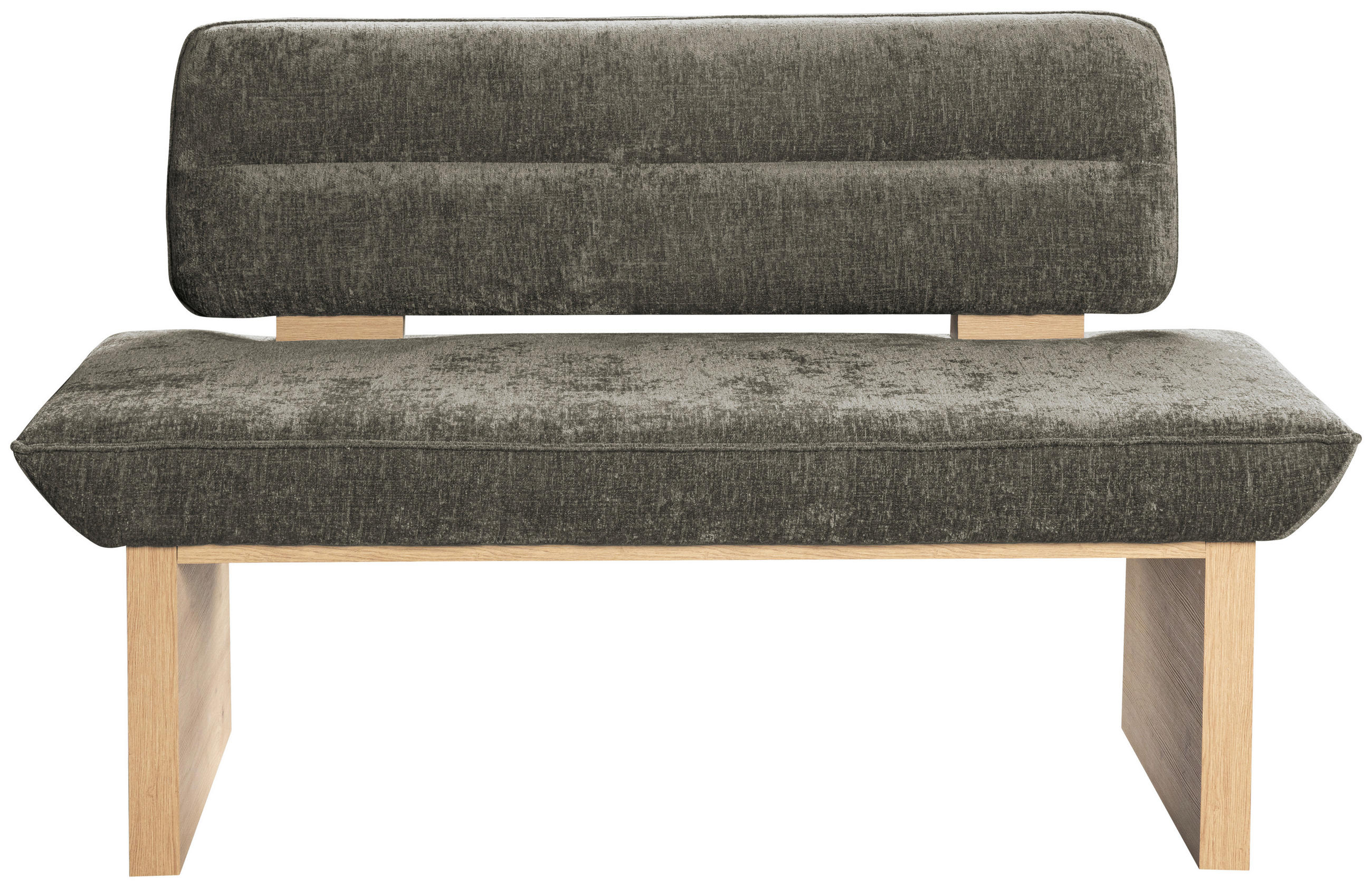 SITZBANK 120/87/67 cm Webstoff Beige  - Eichefarben/Beige, KONVENTIONELL, Textil (120/87/67cm) - James Wood