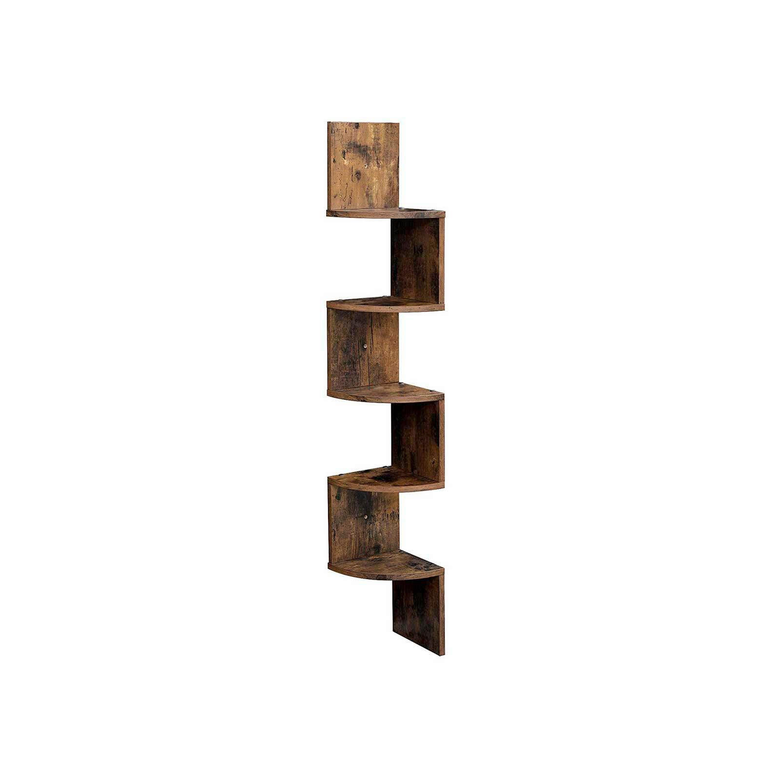 E-shop Boxxx ROHOVÝ REGÁL, hnedá, 20/127.5/20 cm