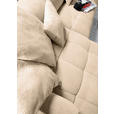 ECKSOFA Schlammfarben Flachgewebe  - Schlammfarben/Schwarz, KONVENTIONELL, Kunststoff/Textil (170/280cm) - Carryhome