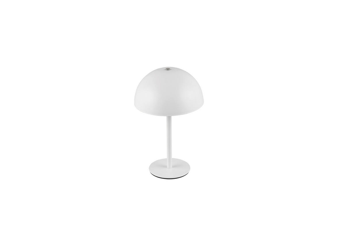 AKKU-TISCHLEUCHTE - Weiss, Trend, Metall (13/21cm)