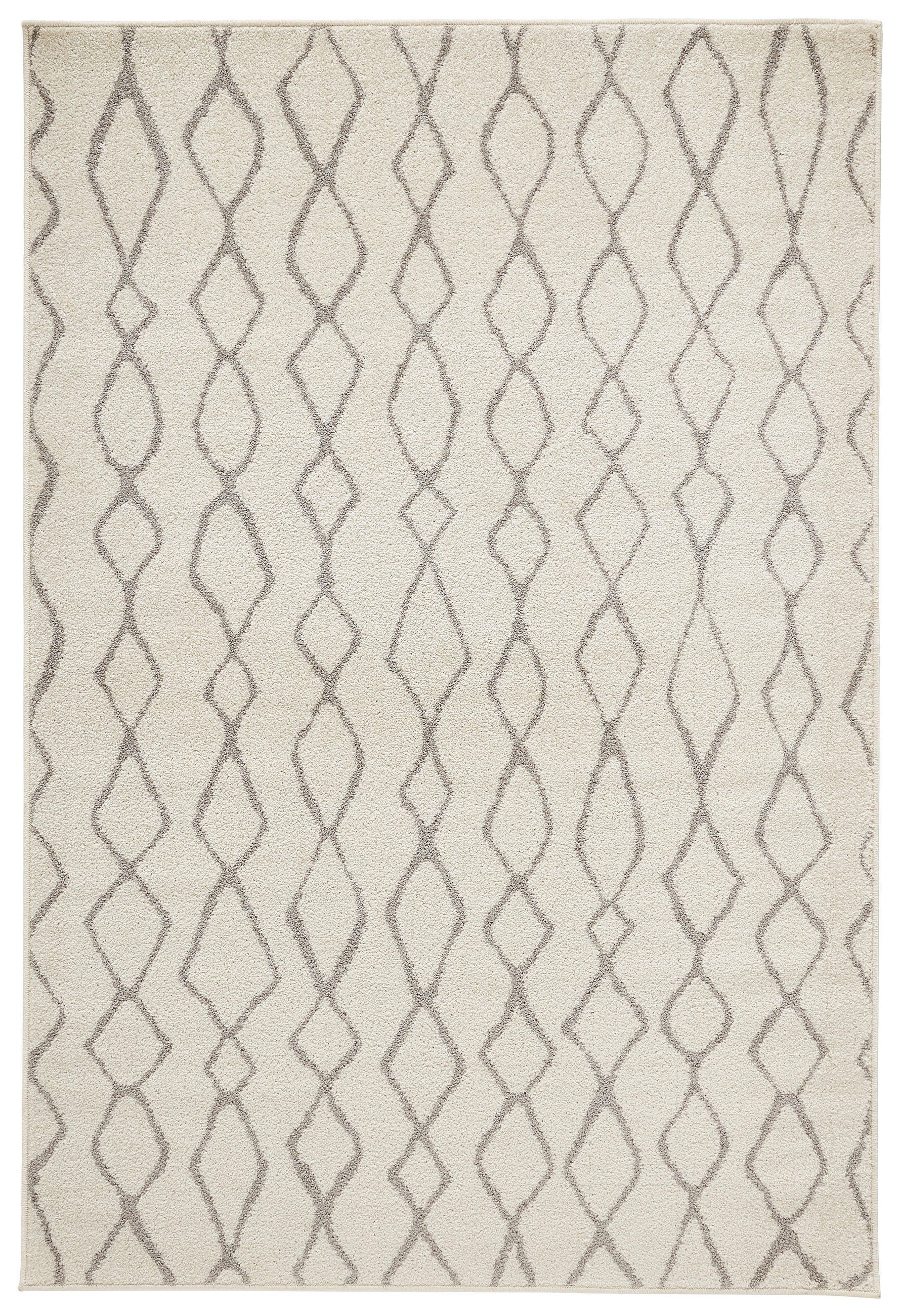 WEBTEPPICH 160/235 cm Creme, Grau  - Creme/Grau, Basics, Textil (160/235cm)