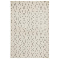 TKANÝ KOBEREC, 160/235 cm, krémová, šedá - šedá/krémová, Basics, textil (160/235cm)