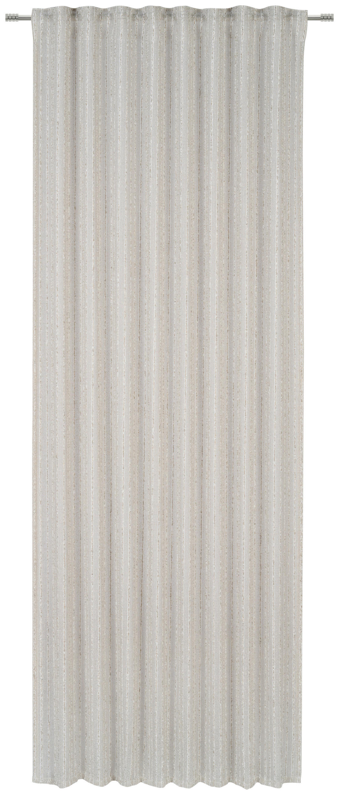 FERTIGVORHANG  transparent  135/245 cm   - Grau, Basics, Textil (135/245cm) - Esposa