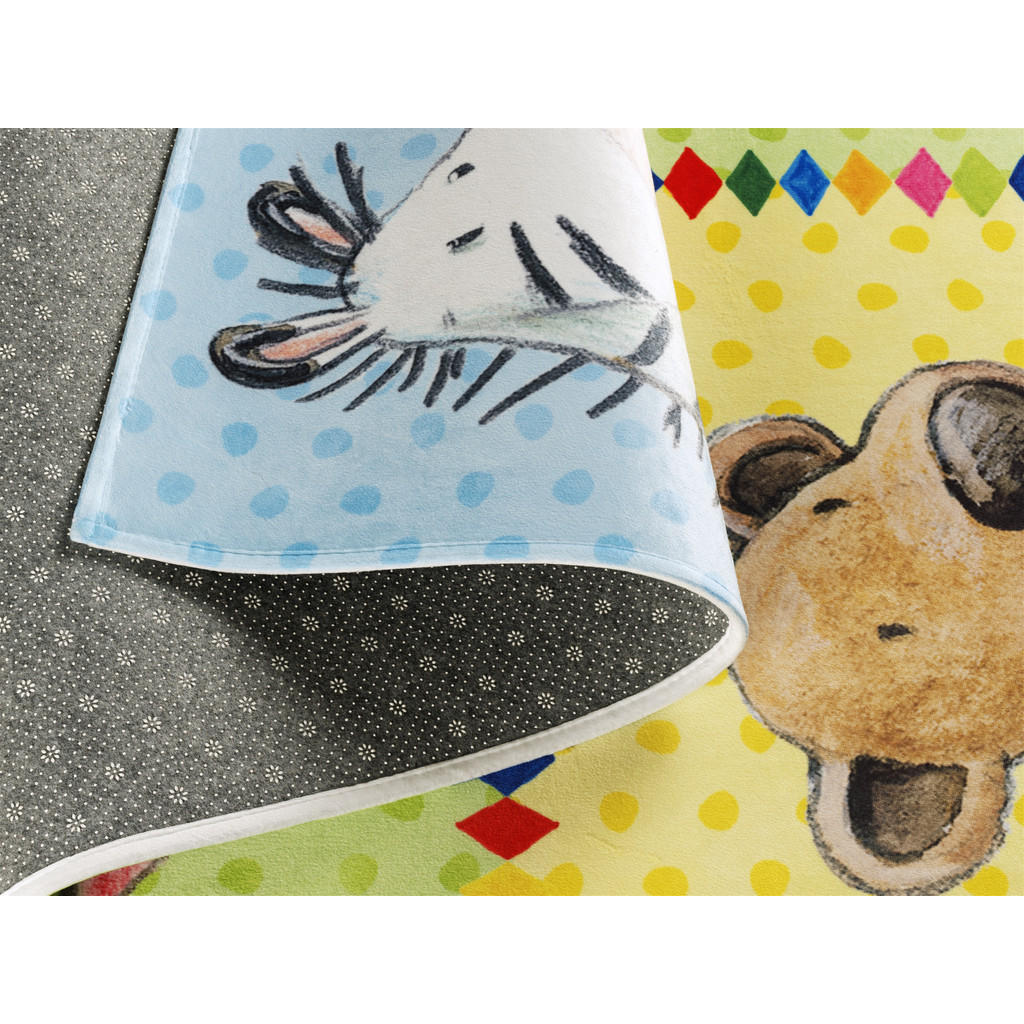 Thumbnail - Xxxl Kinderteppich Die Lieben Sieben, Blau, Gelb, Grün, Hellblau, Hellgrün, Hellgelb, Textil, Tier, rechteckig, 140x200 ...
