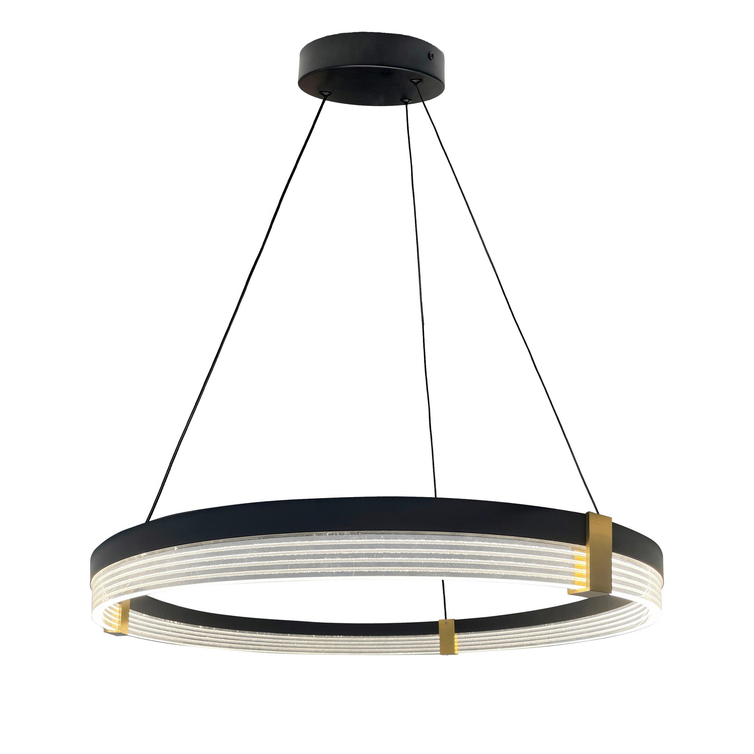 LED-HÄNGELEUCHTE Plum 150/60/60 cm  - Schwarz, Design, Metall (150/60/60cm)