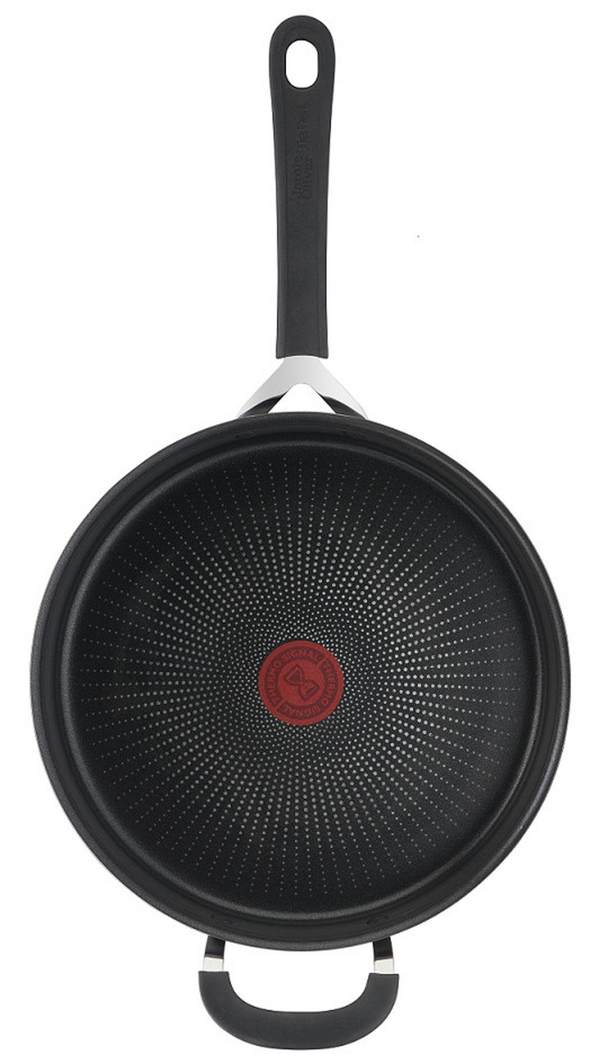 STEKGRYTA 26 cm  - svart/transparent, Design, metall/glas (26cm) - Tefal