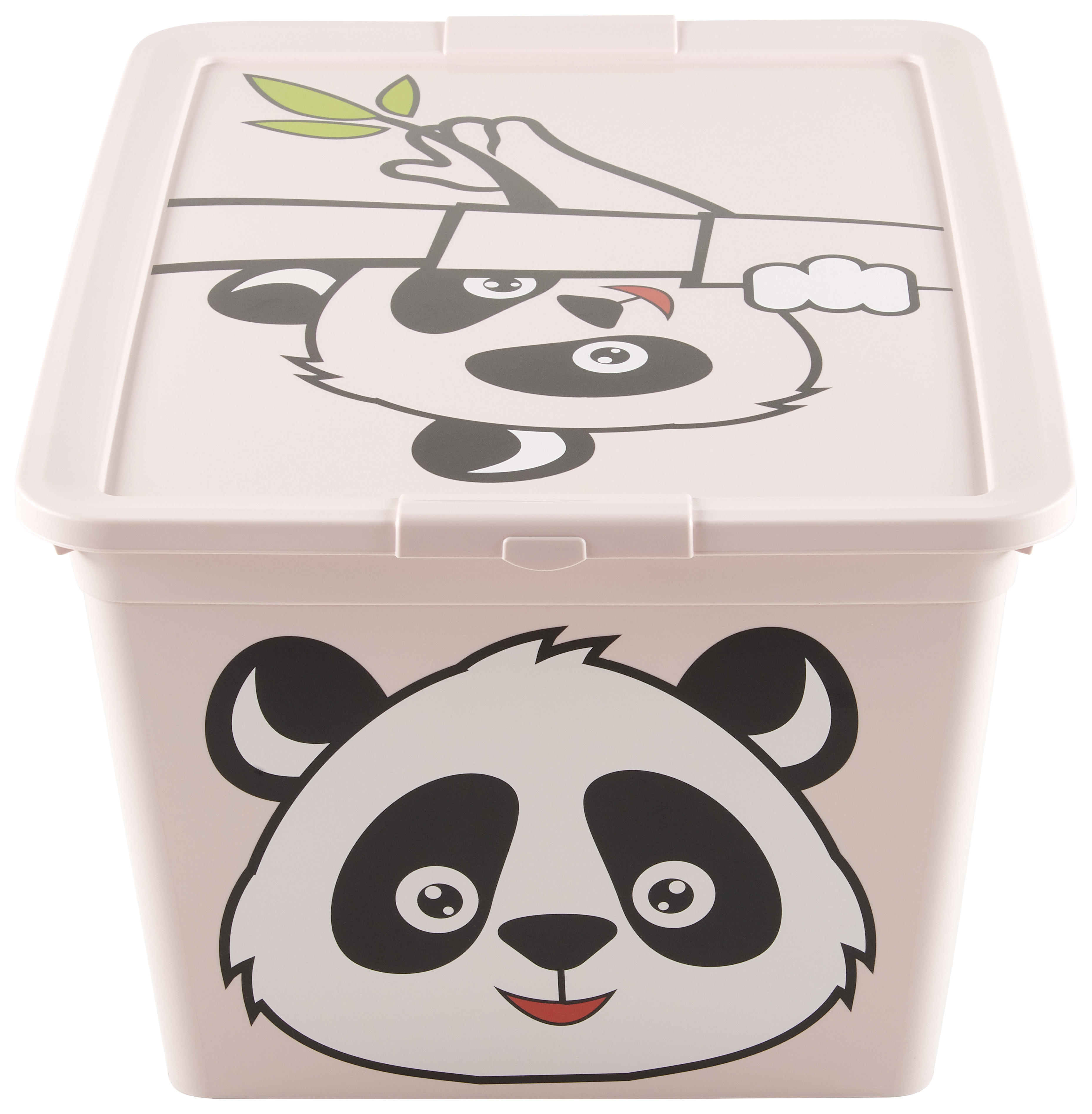 SPIELZEUGBOX Panda  - Pink, Basics, Kunststoff (48,5/36/25cm) - My Baby Lou