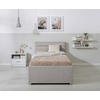 POLSTERBETT Matratze, Lattenrost, Bettkasten Hellgrau 90/200 cm  - Hellgrau, MODERN, Holz/Kunststoff (90/200cm) - MID.YOU