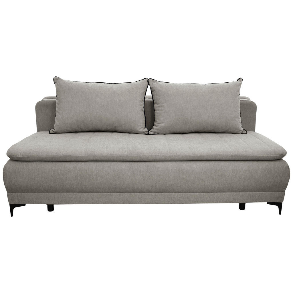 Thumbnail - Livetastic Schlafsofa Moliss, Taupe, Textil, 2-Sitzer, Füllung: Schaumstoff, 202x98x78 cm, Made in EU, Liegefunktion, Wo...
