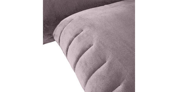 ECKSOFA in Plüsch Grau  - Schwarz/Grau, KONVENTIONELL, Kunststoff/Textil (170/270cm) - Carryhome