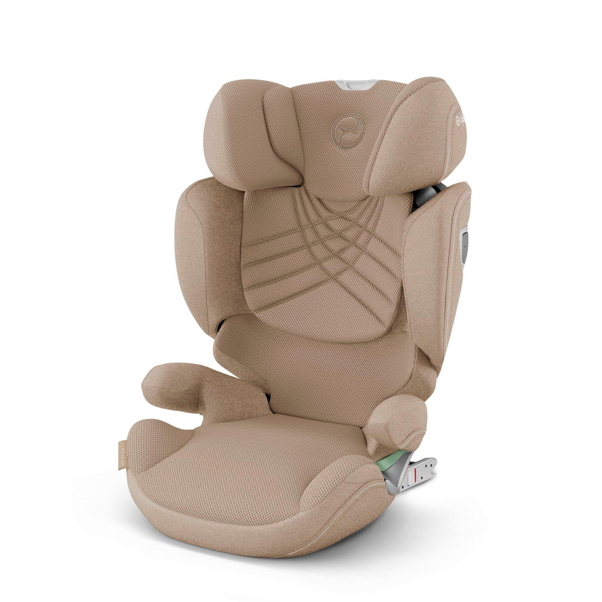 KINDERAUTOSITZ Solution T i-Fix + Cozy Beige   - Beige, Basics, Kunststoff/Textil (39/50,5/62,5cm) - cybex PLATINUM