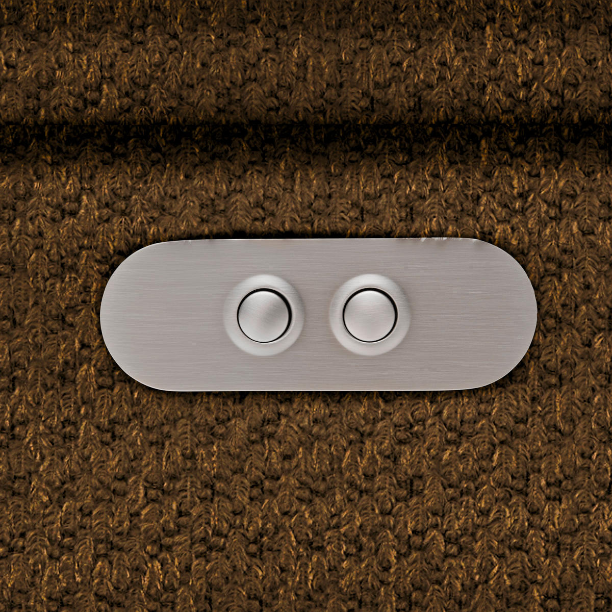 HÖRNSOFFA i chenille, vävt tyg rostfärgad  - svart/rostfärgad, Modern, textil/plast (106/283cm) - MID.YOU