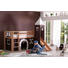 SPIELBETT - Dunkelbraun/Naturfarben, Design, Holz/Textil (90 200 cm) SPIELBETT - Dunkelbraun/Naturfarben, Design, Holz/Textil (90 200 cm)