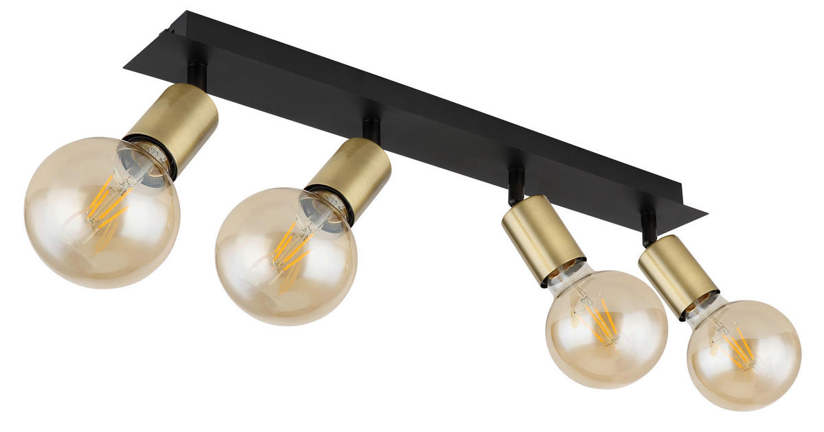 STRAHLER - Schwarz, Design, Metall (50/6/10,5cm) - Globo