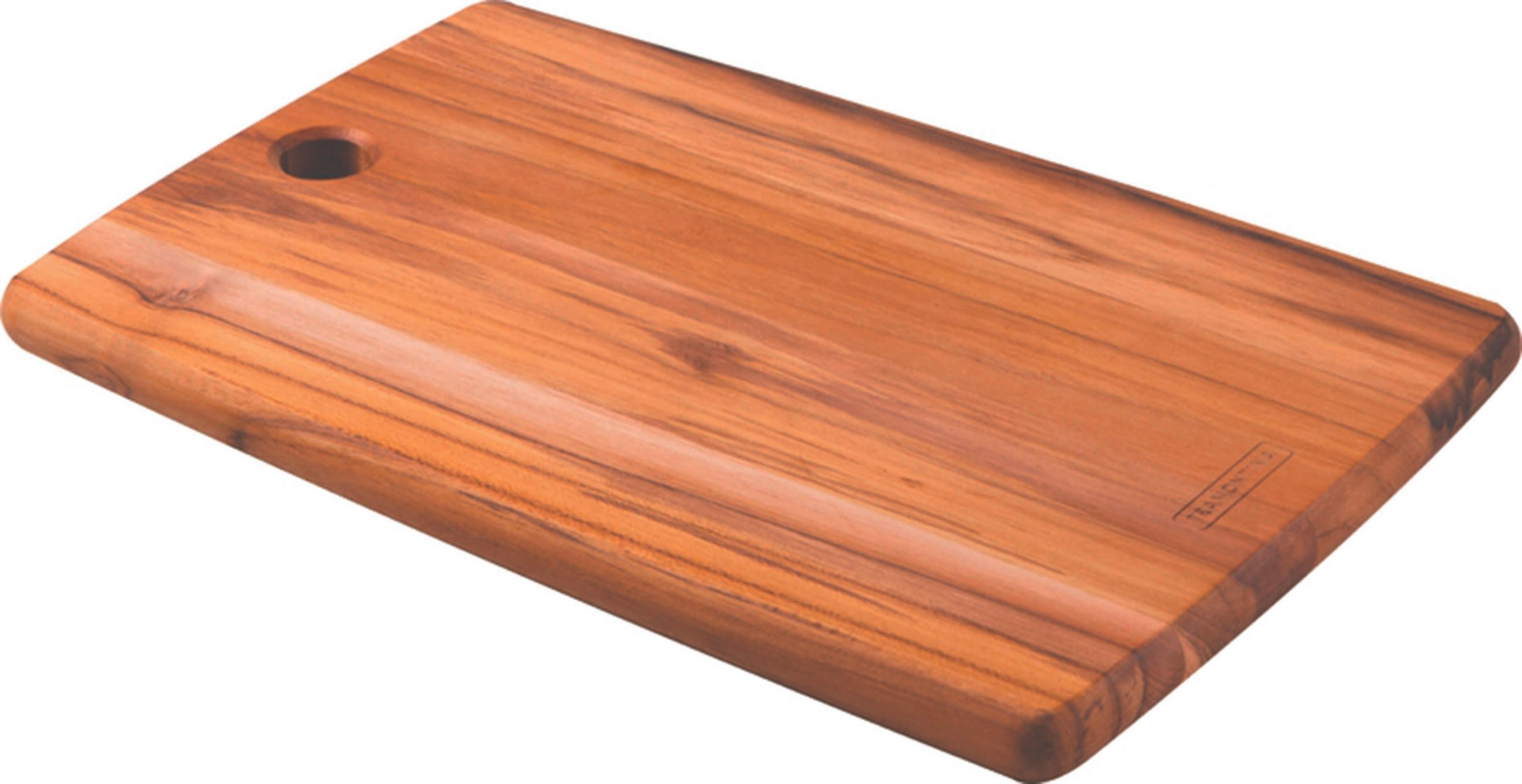 SCHNEIDEBRETT Holz Teakholz Landhaus  - Hellbraun, Basics, Holz (28cm)