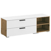 TV-ELEMENT 120/42/42 cm  - Graphitfarben/Alufarben, Design, Holzwerkstoff/Kunststoff (120/42/42cm) - Xora