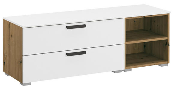 TV-ELEMENT 120/42/42 cm - Graphitfarben/Alufarben, Design, Holzwerkstoff/Kunststoff (120/42/42cm) - Xora