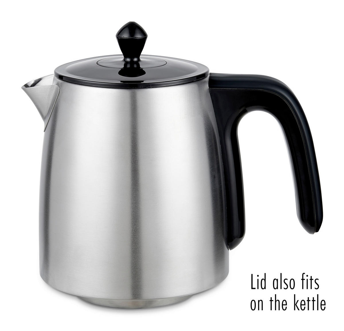 WASSERKOCHER  - Silberfarben, Basics, Metall (24/42,5/46cm) - Trisa Electronics