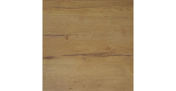 ESSTISCH Schwarz, Eichefarben rechteckig  ausziehbar  - Eichefarben/Schwarz, Design, Holzwerkstoff/Metall (160-200/90/76cm) - Carryhome