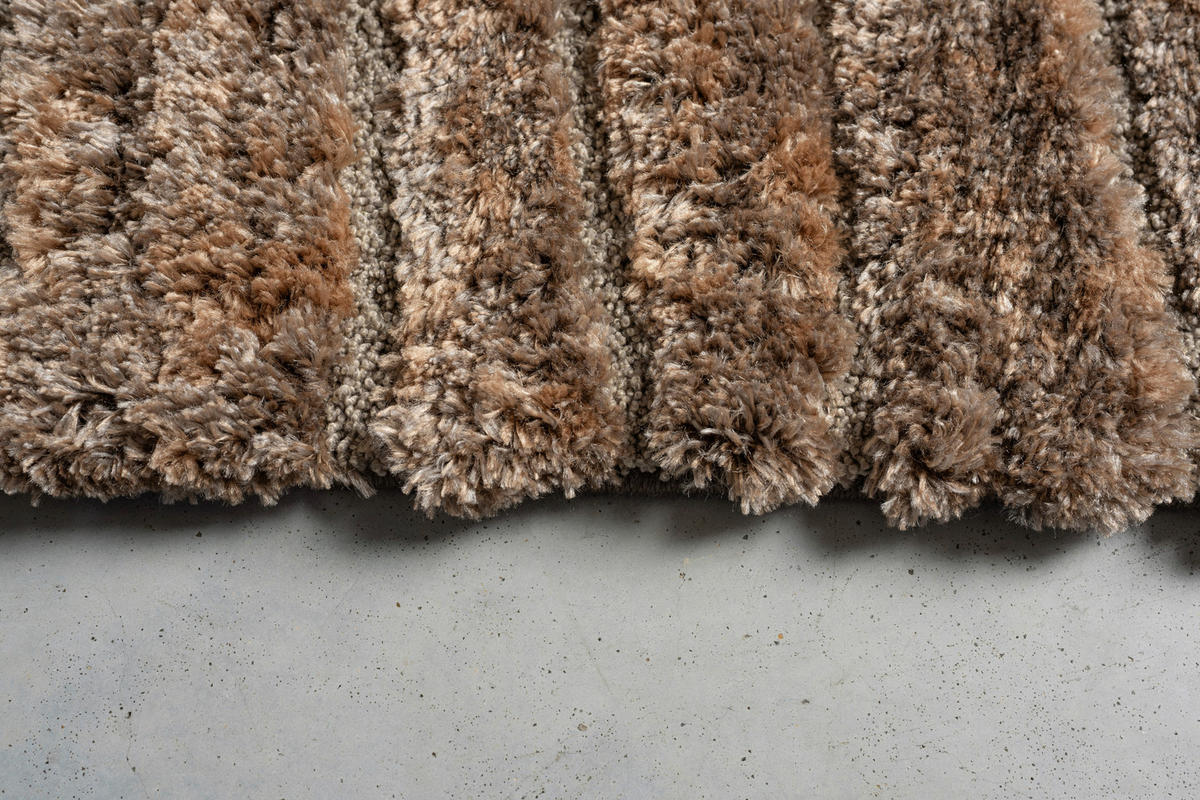 WEBTEPPICH 133/195 cm Masai Braun  - Braun, Basics, Kunststoff/Textil (133/195cm) - Novel