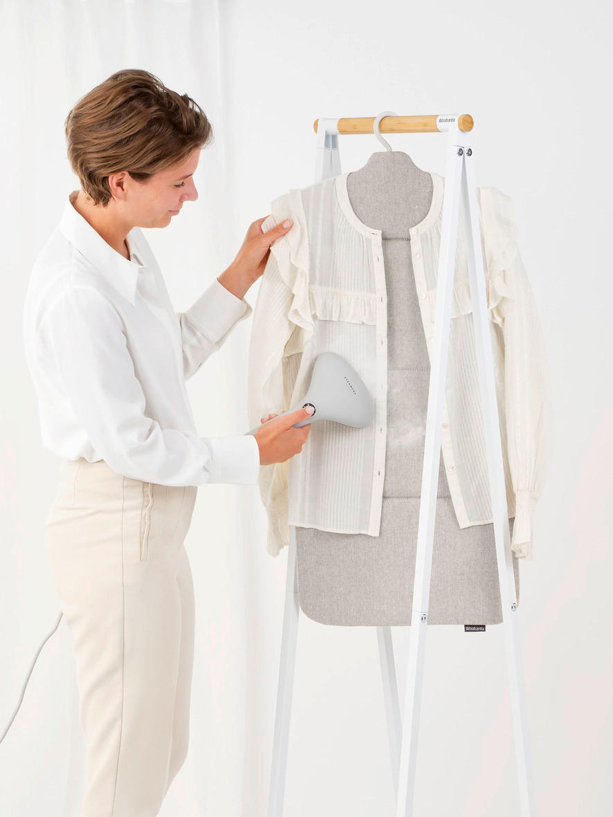 TÜR-DAMPFDECKE - Grau, Basics, Kunststoff/Textil (40,4/93/1,2cm) - Brabantia