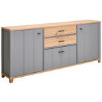 SIDEBOARD 217/90/40 cm  - Graphitfarben/Eiche Artisan, KONVENTIONELL, Holzwerkstoff/Kunststoff (217/90/40cm) - Hom`in