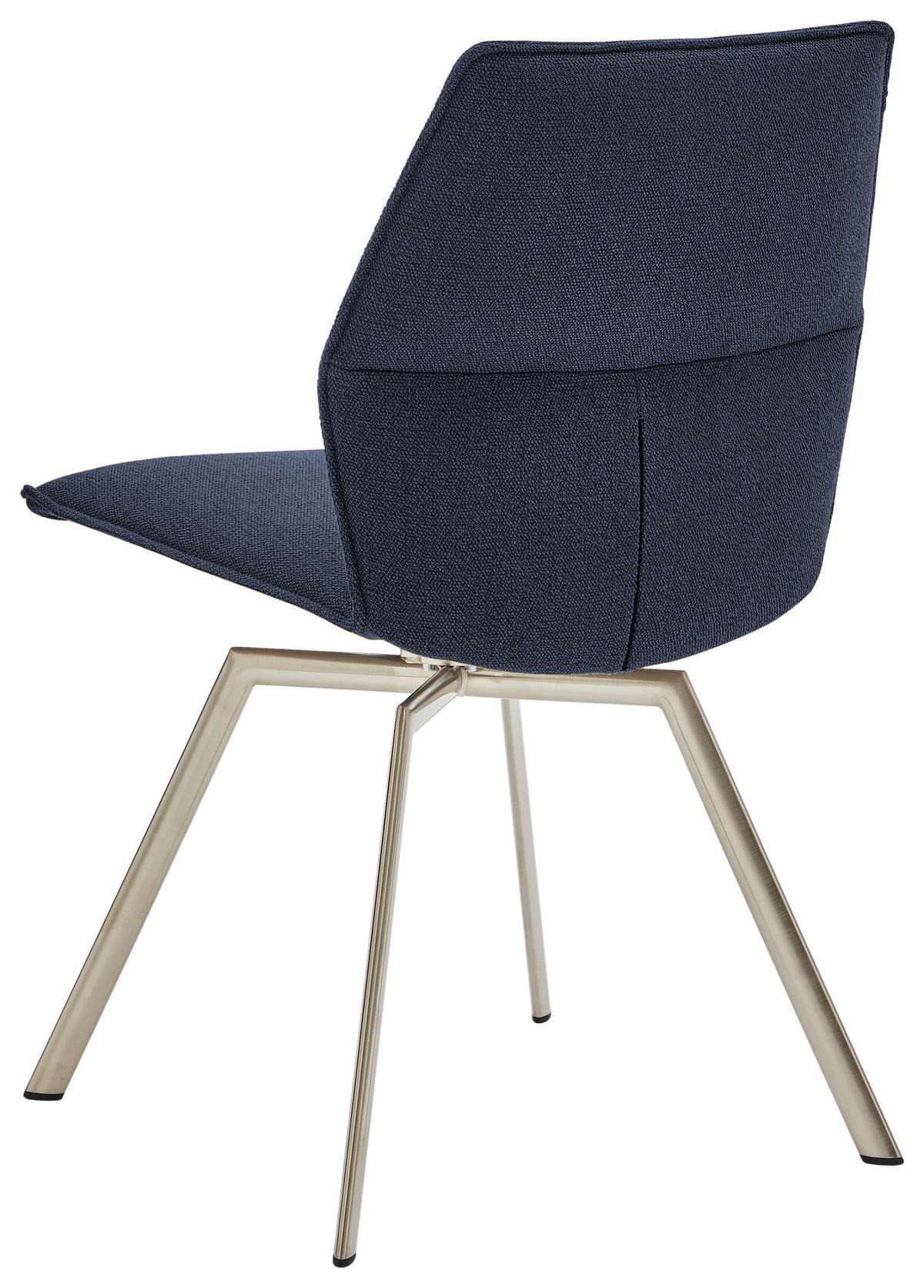 STUHL  in Stahl  - Currygelb/Edelstahlfarben, Design, Textil/Metall (49/86/60cm) - Venjakob
