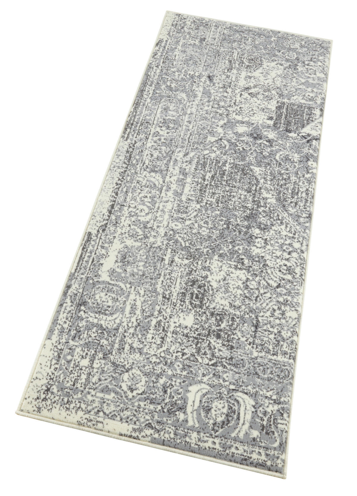 LÄUFER 80/250 cm Celebration  - Creme/Grau, Basics, Kunststoff/Textil (80/250cm)