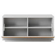 GARDEROBENBANK  in 95/46/37 cm  - Eichefarben/Anthrazit, Design, Holzwerkstoff/Metall (95/46/37cm) - Xora