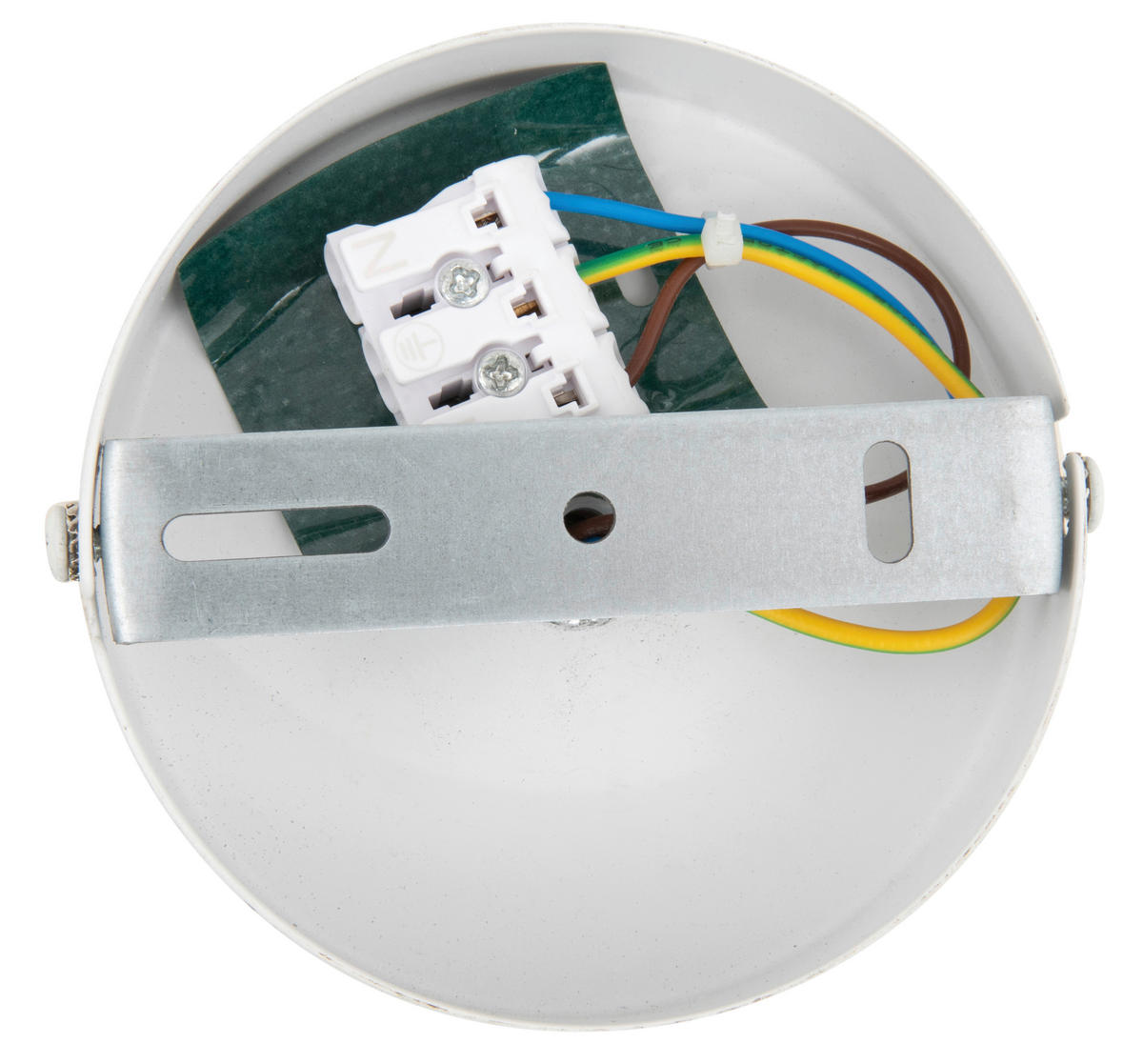 DECKENLEUCHTE 41/28/21 cm   - Weiß, Design, Kunststoff/Metall (41/28/21cm) - Collet's Monde