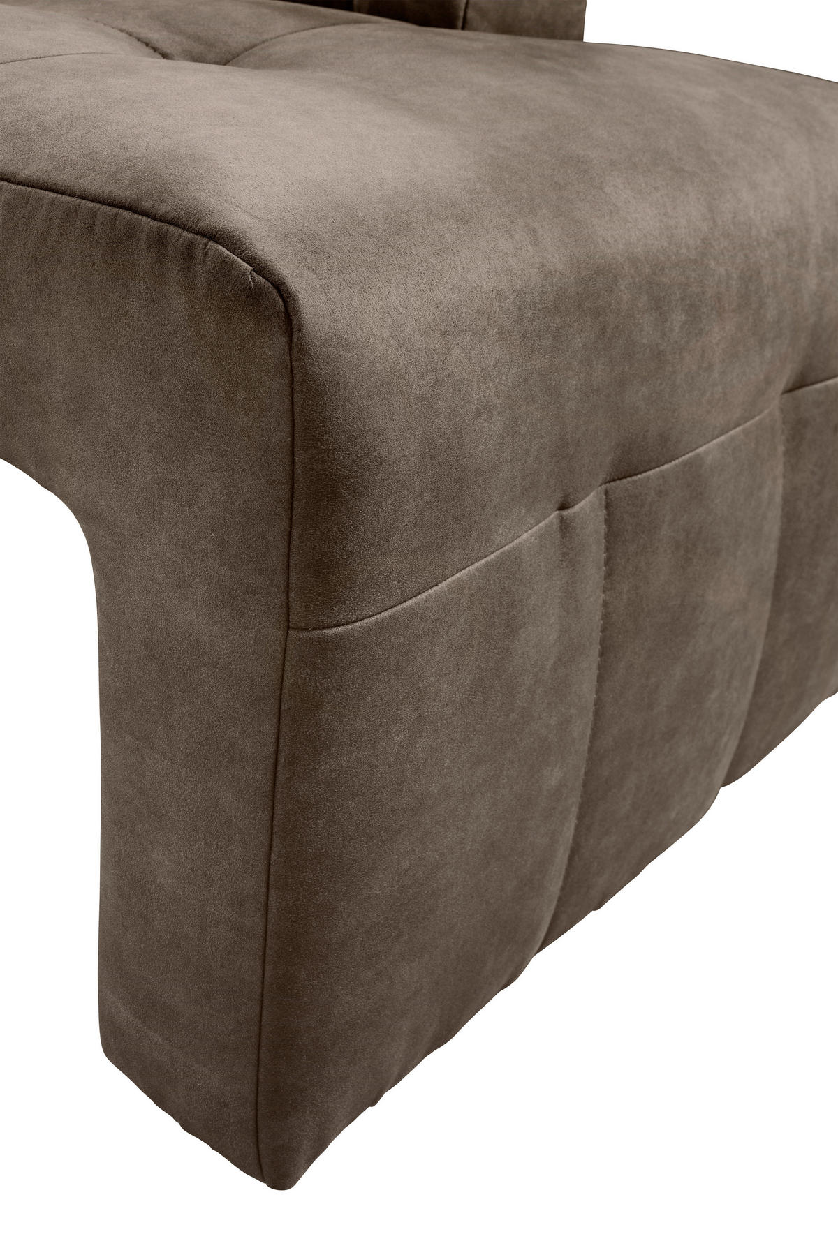 ECKBANK 265/197 cm  in Taupe  - Taupe/Schwarz, MODERN, Holz/Holzwerkstoff (265/197cm) - Livetastic