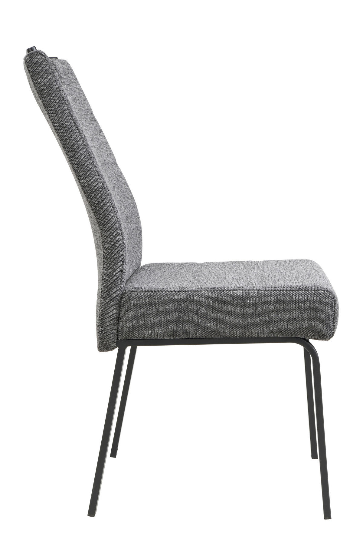 TISCHGRUPPE   - Eichefarben/Anthrazit, MODERN, Textil/Metall (140 - 180/76/90cm) - P & B